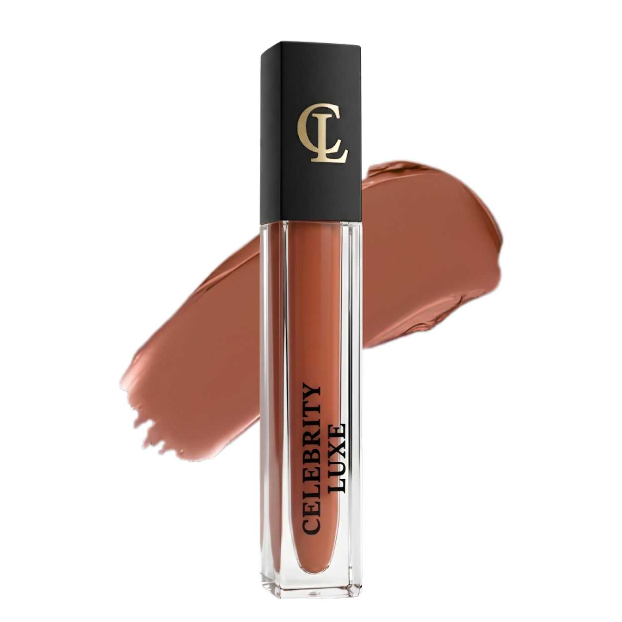 Celebrity Luxe Matte Lipstick -Honey Luxe | Long Lasting, Smudge & Transfer Proof | Enriched with Cocoa Butter, Avocado Oil & Vitamin E | SPF 15 | Lightweight | 5g